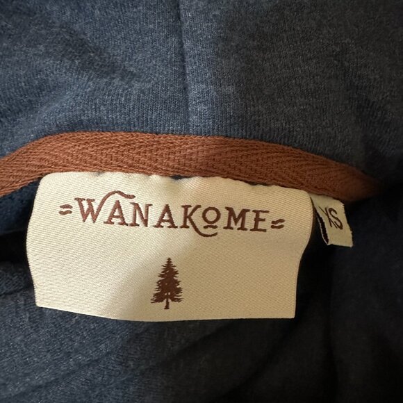 Wanakome Women's Blue Hoodie Sweater Size XS Live in the Sunshine - Picture 5 of 9